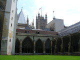 A shot from the yard of Westminster Abbey