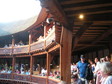 A view of the theatre's balcony. (July 20, 2006: London, England)