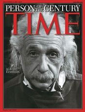TIME Magazine cover - Einstein Man of the Century.