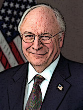 Dick Cheney; from official US portrait; modified by GIMP by Bachster