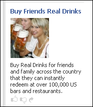 Buy friends real drinks