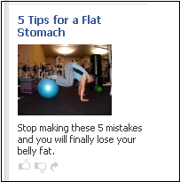 Tips for flat stomach