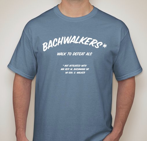 Bachwalkers tee-shirt