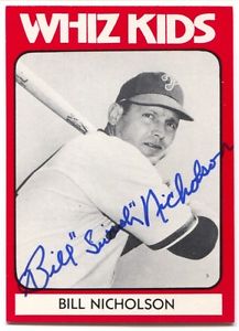 Bill Nicholson baseball card